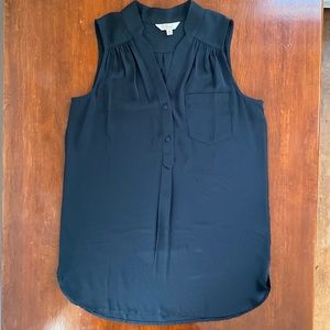 Myrtleweed Sleeveless Black Blouse size M